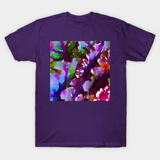 Abstract floral T-Shirt